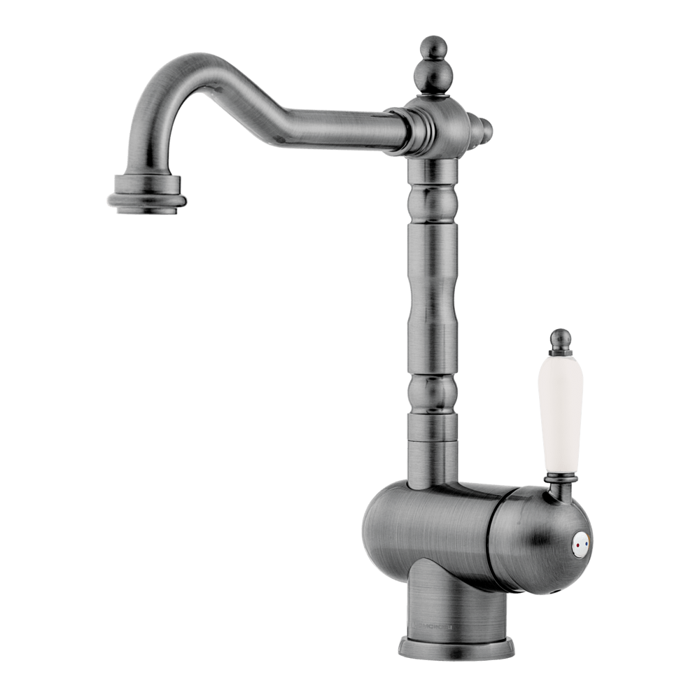 картинка Смеситель Omoikiri KYOTO-SI серебро 