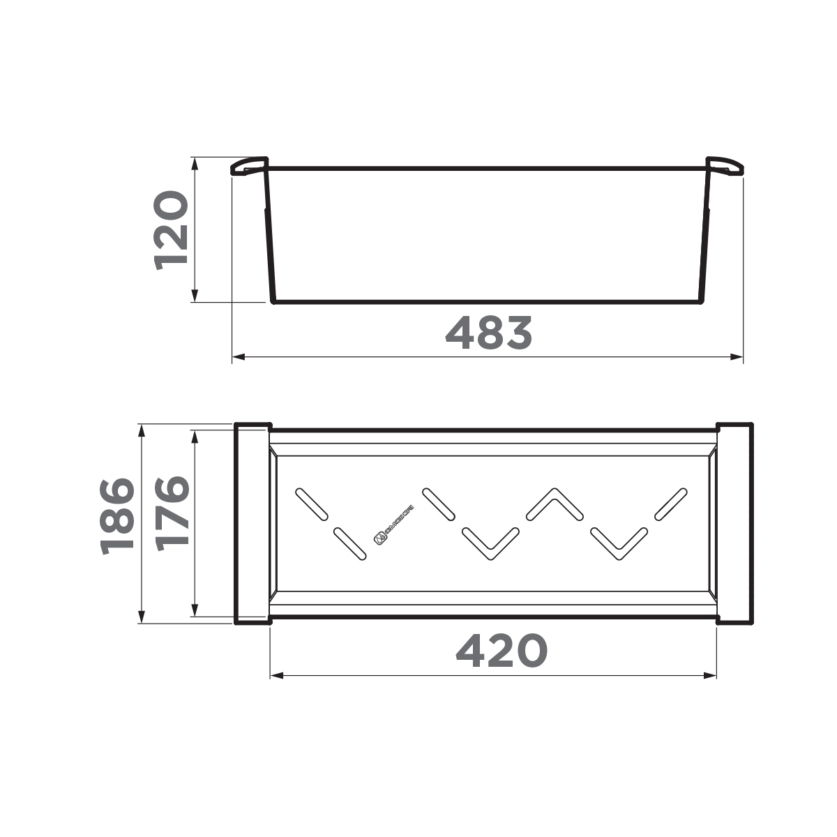 картинка Коландер Omoikiri CO-04-LG 