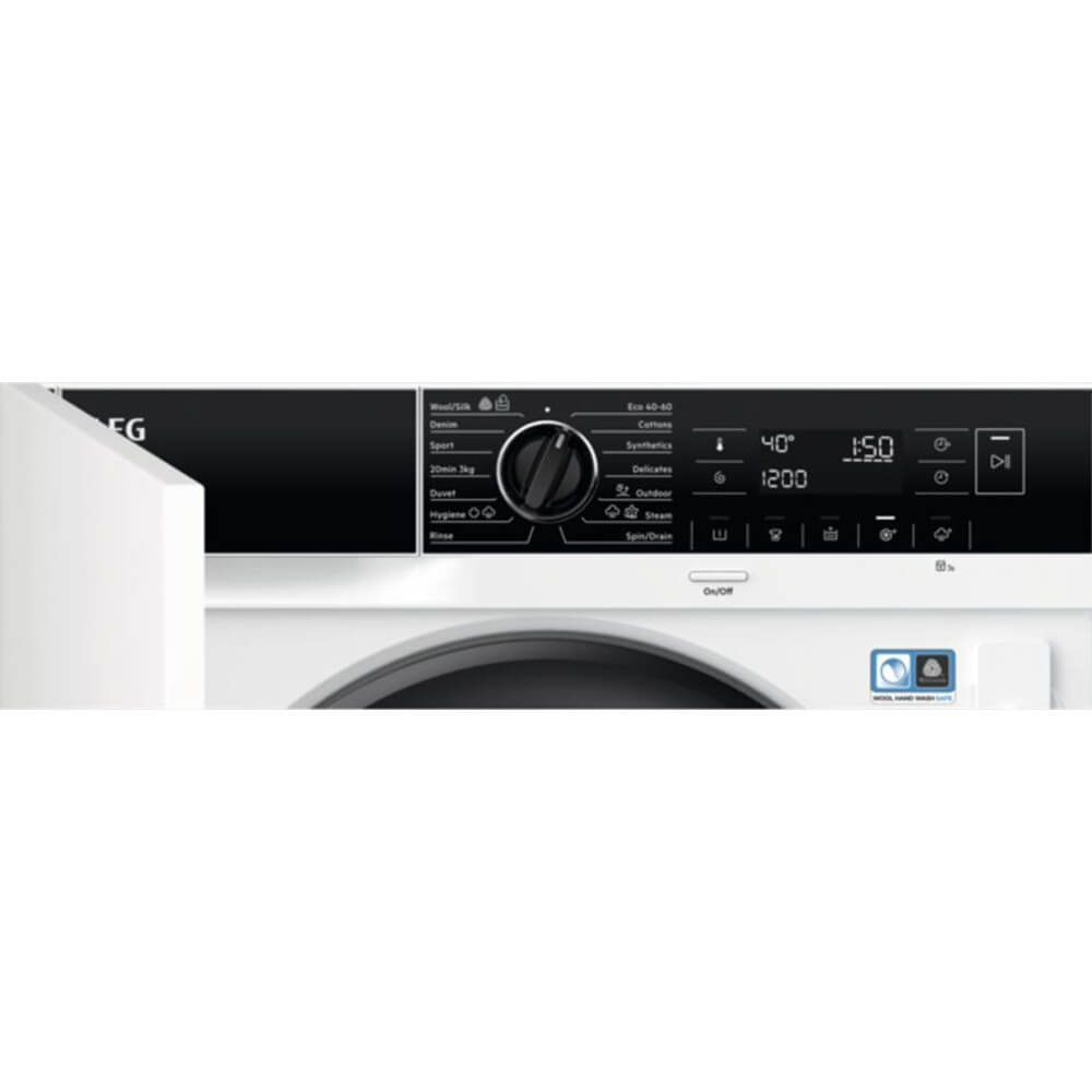картинка Стиральная машина встраиваемая с паром Aeg L7FNE48SI 