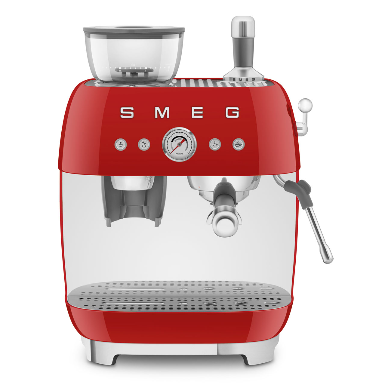 картинка Кофемашина Smeg EGF03RDEU  картинка Кофемашина Smeg EGF03RDEU