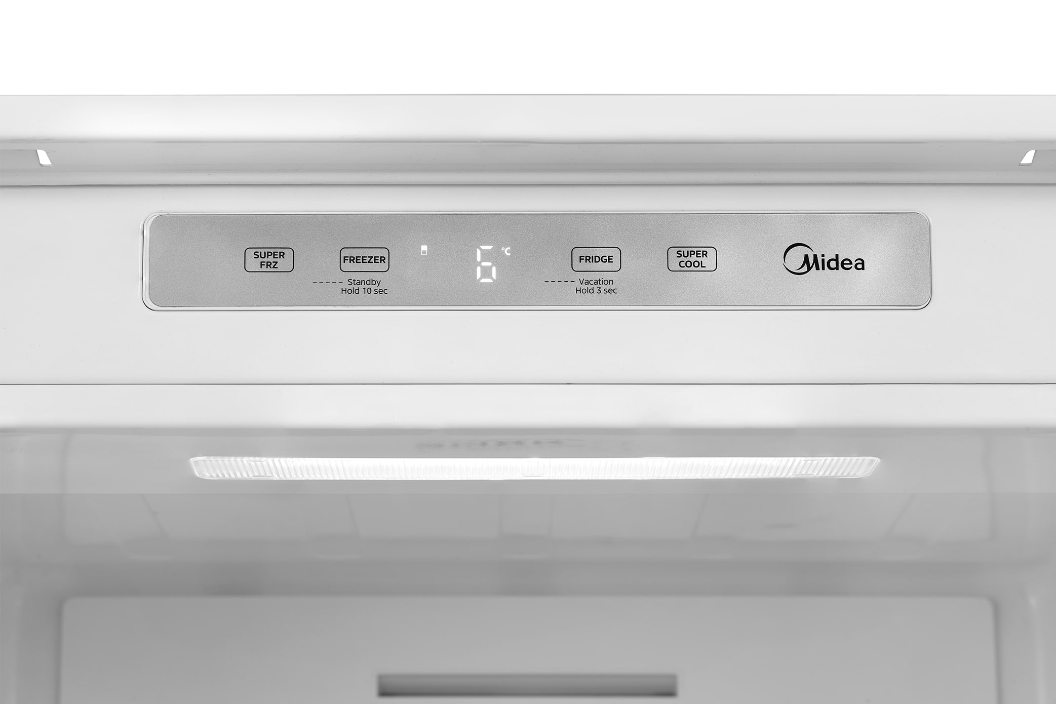 картинка Встраиваемый холодильник Midea MDRE413FGE01  картинка Встраиваемый холодильник Midea MDRE413FGE01