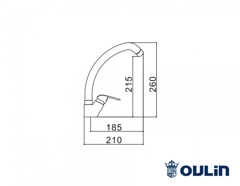 картинка Смеситель Oulin OL-8000  картинка Смеситель Oulin OL-8000