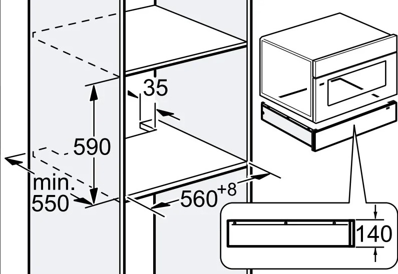 картинка Подогреватель для посуды Gaggenau WSP221102 антрацит   картинка Подогреватель для посуды Gaggenau WSP221102 антрацит