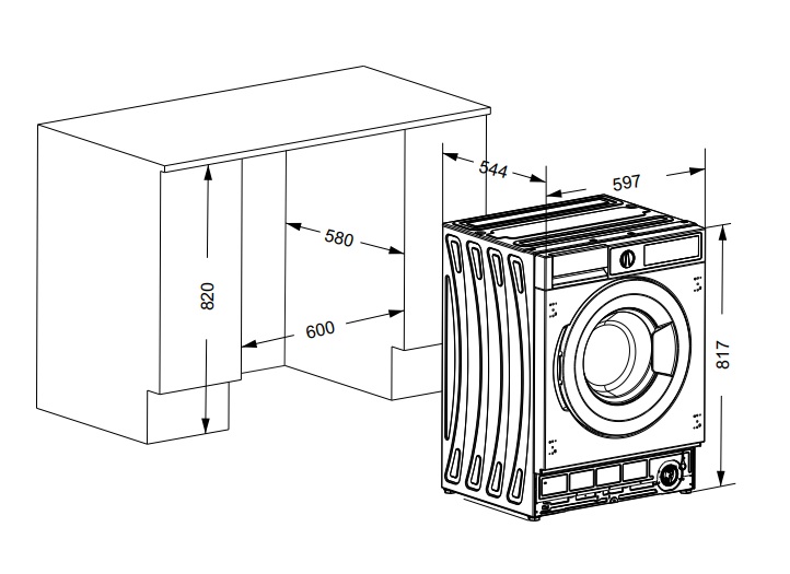 картинка Стиральная машина Delonghi DWMI 725 ISABELLA  картинка Стиральная машина Delonghi DWMI 725 ISABELLA