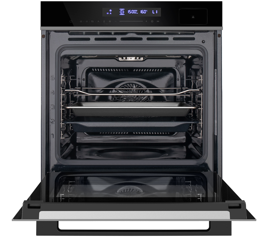 картинка Электрический духовой шкаф с паром Maunfeld MEOR7216STB  картинка Электрический духовой шкаф с паром Maunfeld MEOR7216STB