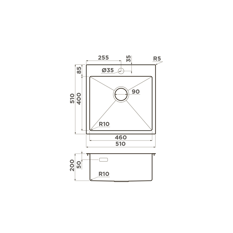 картинка Мойка Omoikiri AKISAME 51-GB  картинка Мойка Omoikiri AKISAME 51-GB