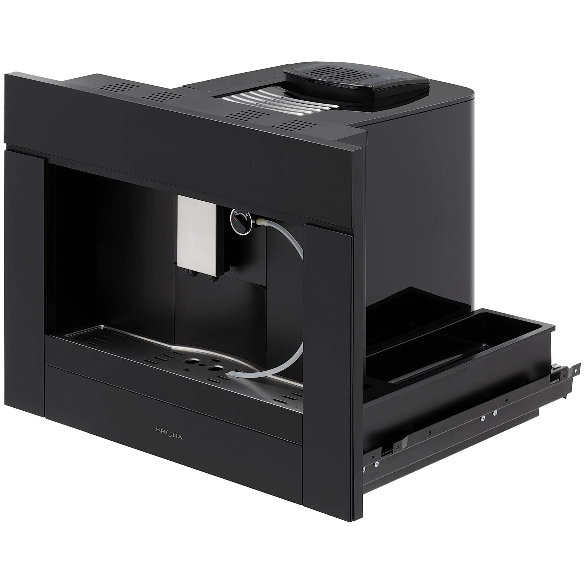 картинка Кофемашина встраиваемая Krona ONYX 45H coffee BL/BL  картинка Кофемашина встраиваемая Krona ONYX 45H coffee BL/BL