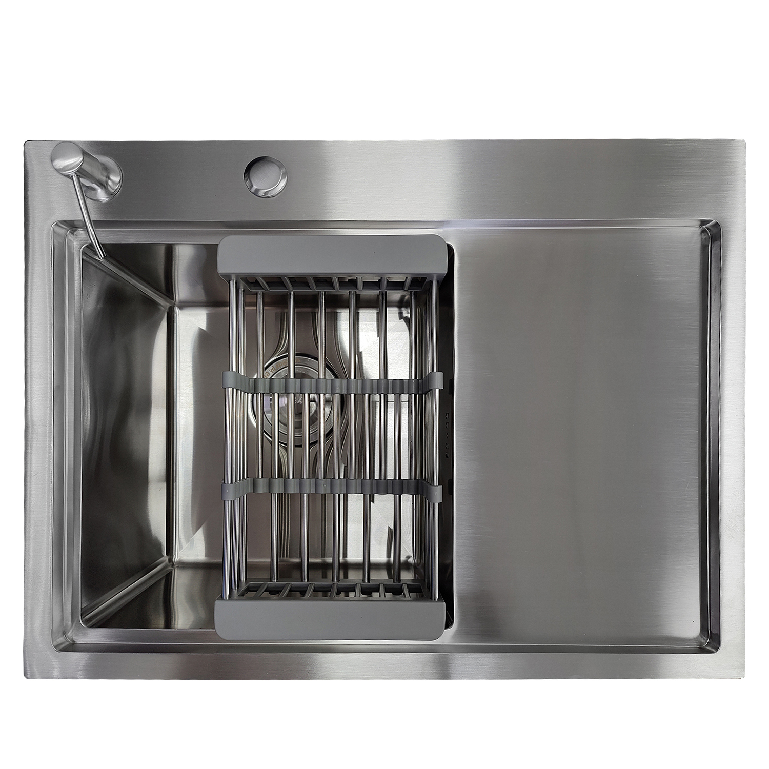 картинка Кухонная мойка Gerda GS 6548L S сатин  