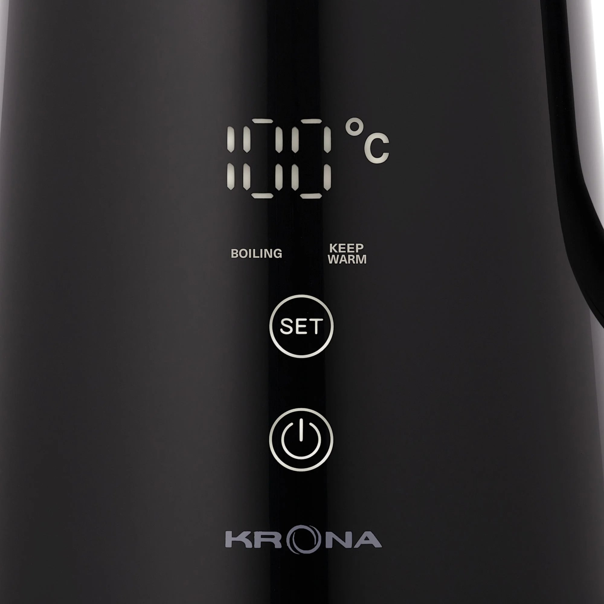 картинка Чайник электрический Krona Digitaler Black 1,5л  картинка Чайник электрический Krona Digitaler Black 1,5л