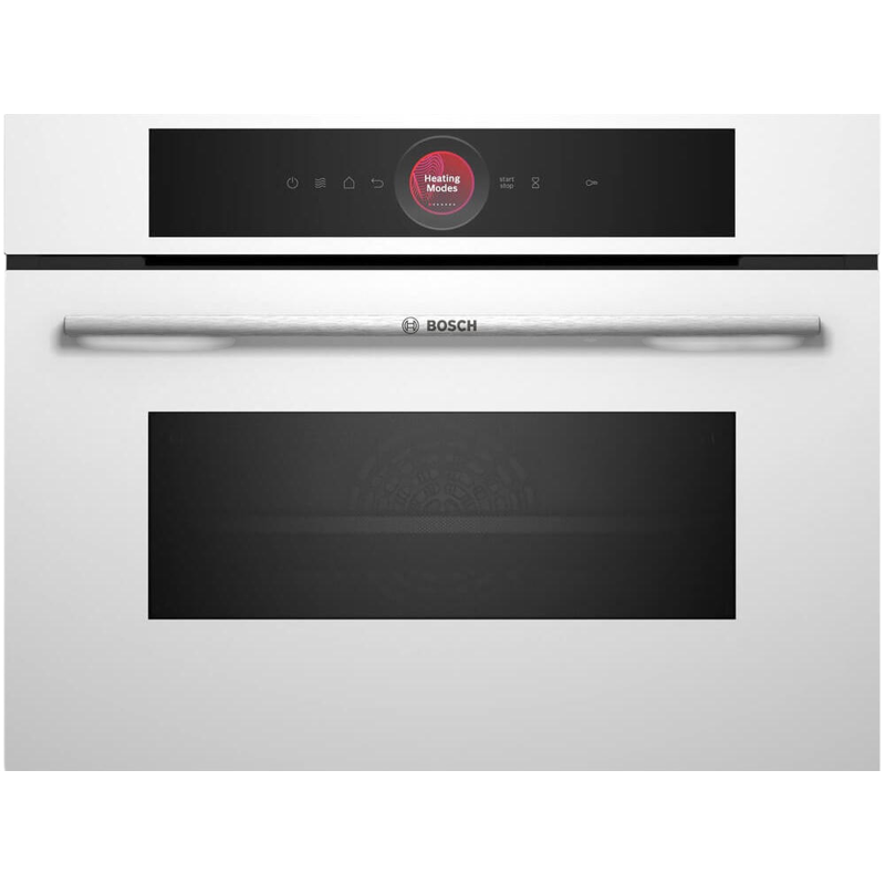 картинка Электрический духовой шкаф с функцией СВЧ Bosch CMG7241W1 белый 