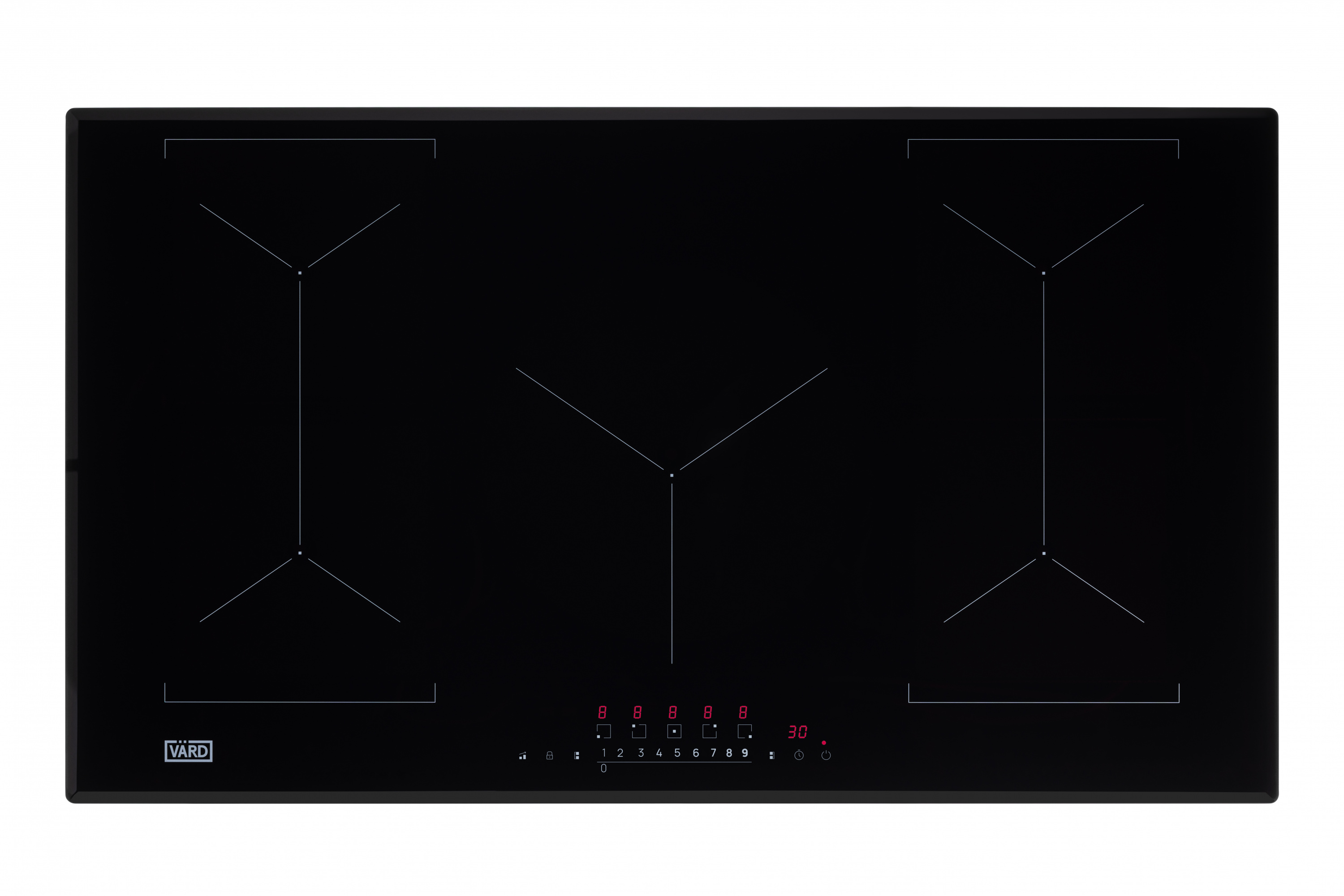 картинка Индукционная варочная панель Vard VHI9552K 