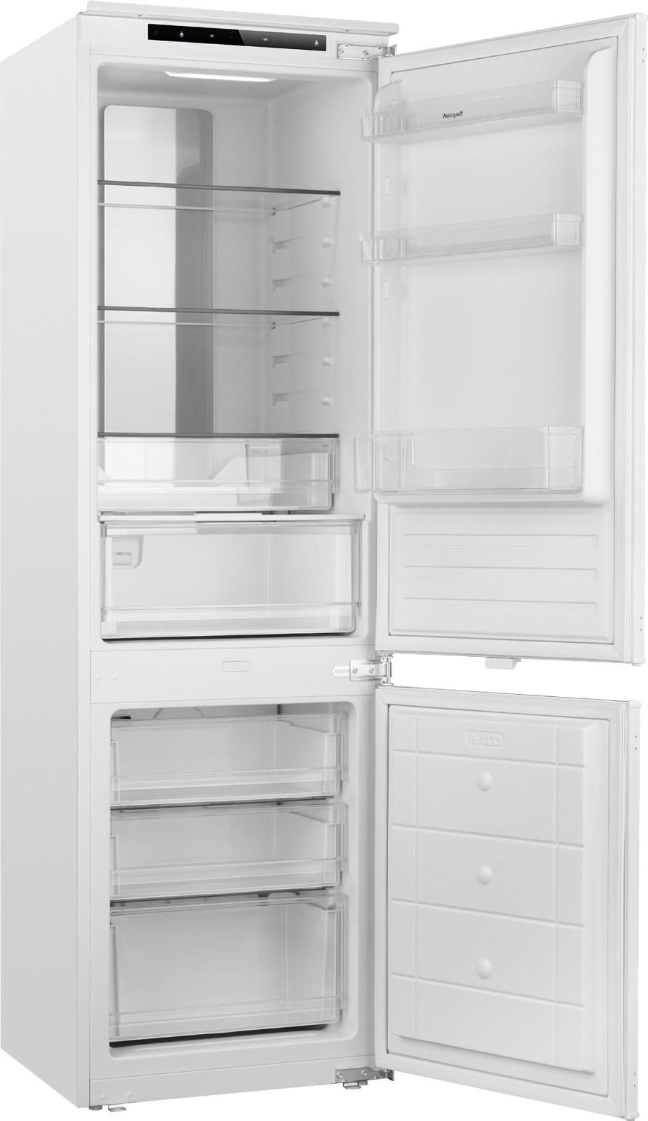 картинка Встраиваемый холодильник Weissgauff WRKI 178 Total NoFrost EcoFresh  картинка Встраиваемый холодильник Weissgauff WRKI 178 Total NoFrost EcoFresh