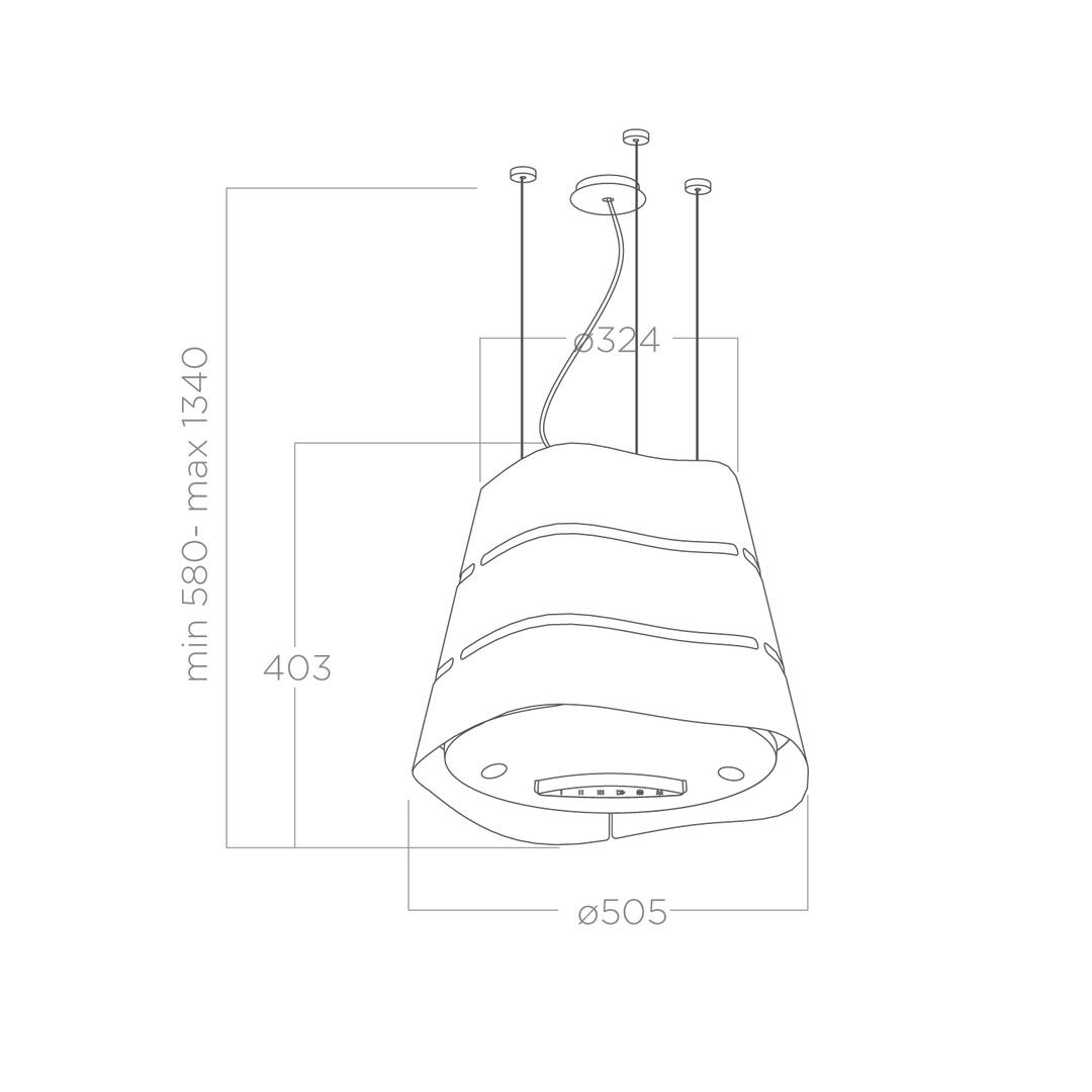картинка Кухонная вытяжка Elica WAVE UX BL MAT/F/51  картинка Кухонная вытяжка Elica WAVE UX BL MAT/F/51