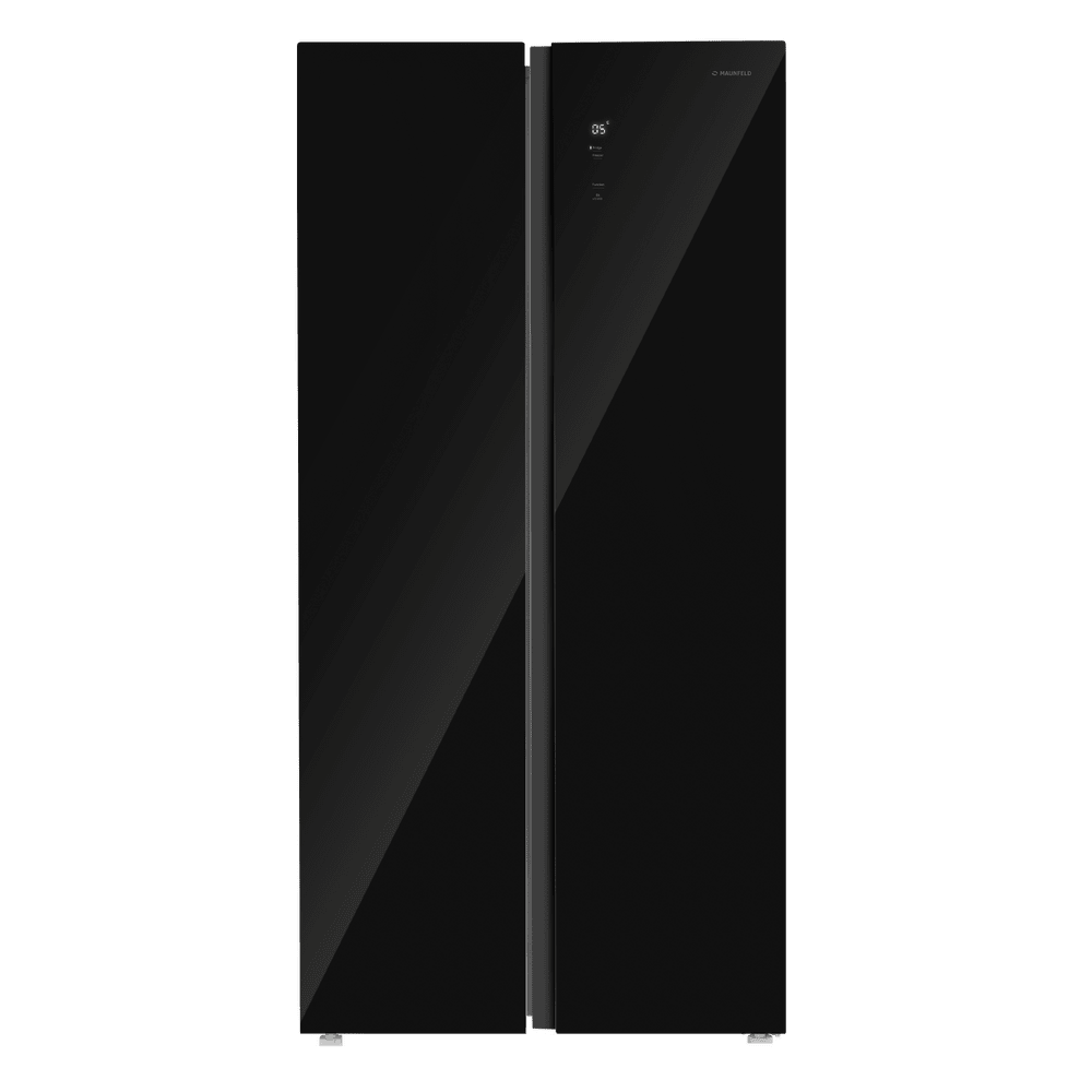 картинка Холодильник MFF191NFB чёрное стекло 