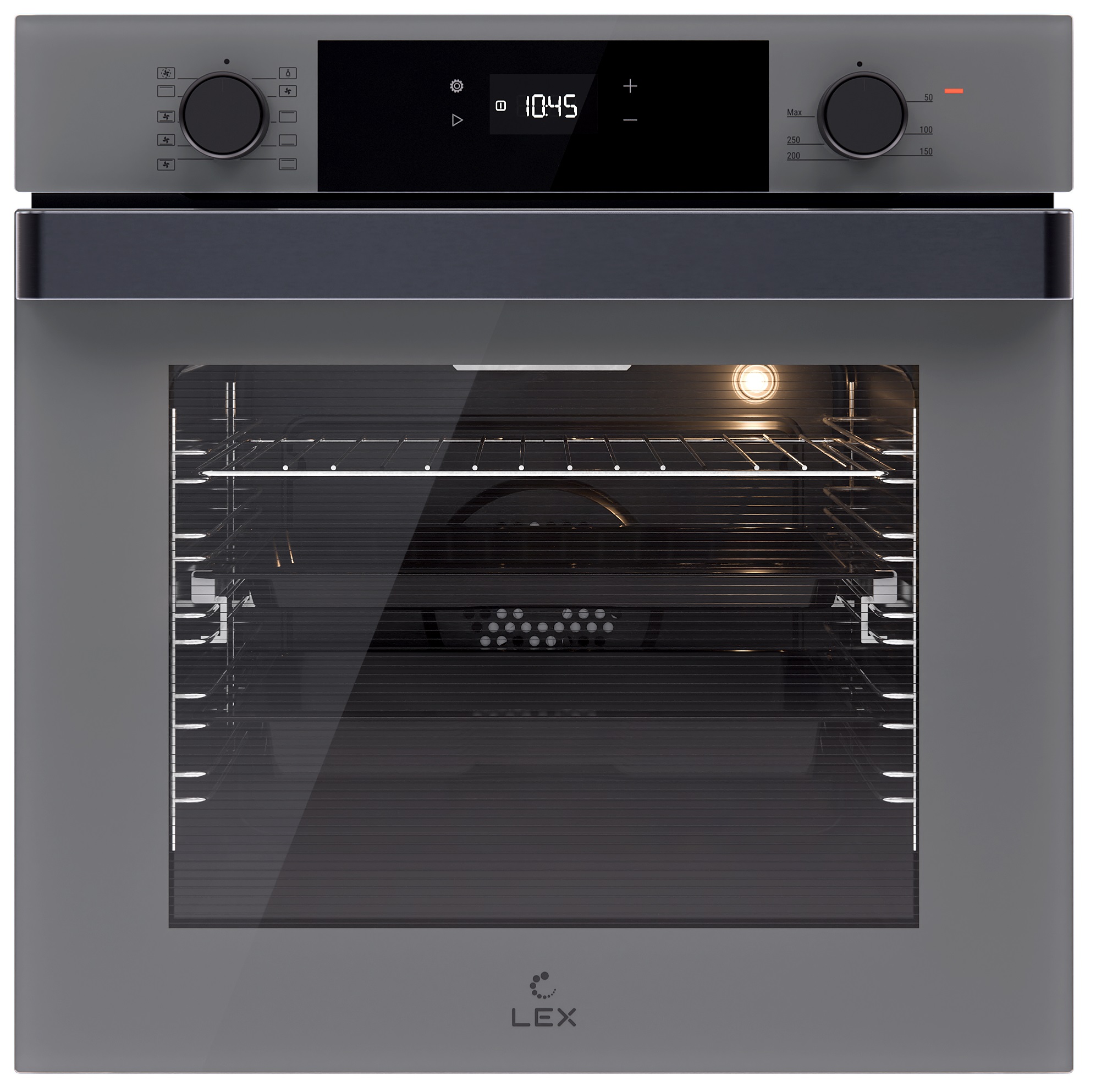 картинка Электрический духовой шкаф Lex EDP 610 GR WIDE SERIES  картинка Электрический духовой шкаф Lex EDP 610 GR WIDE SERIES