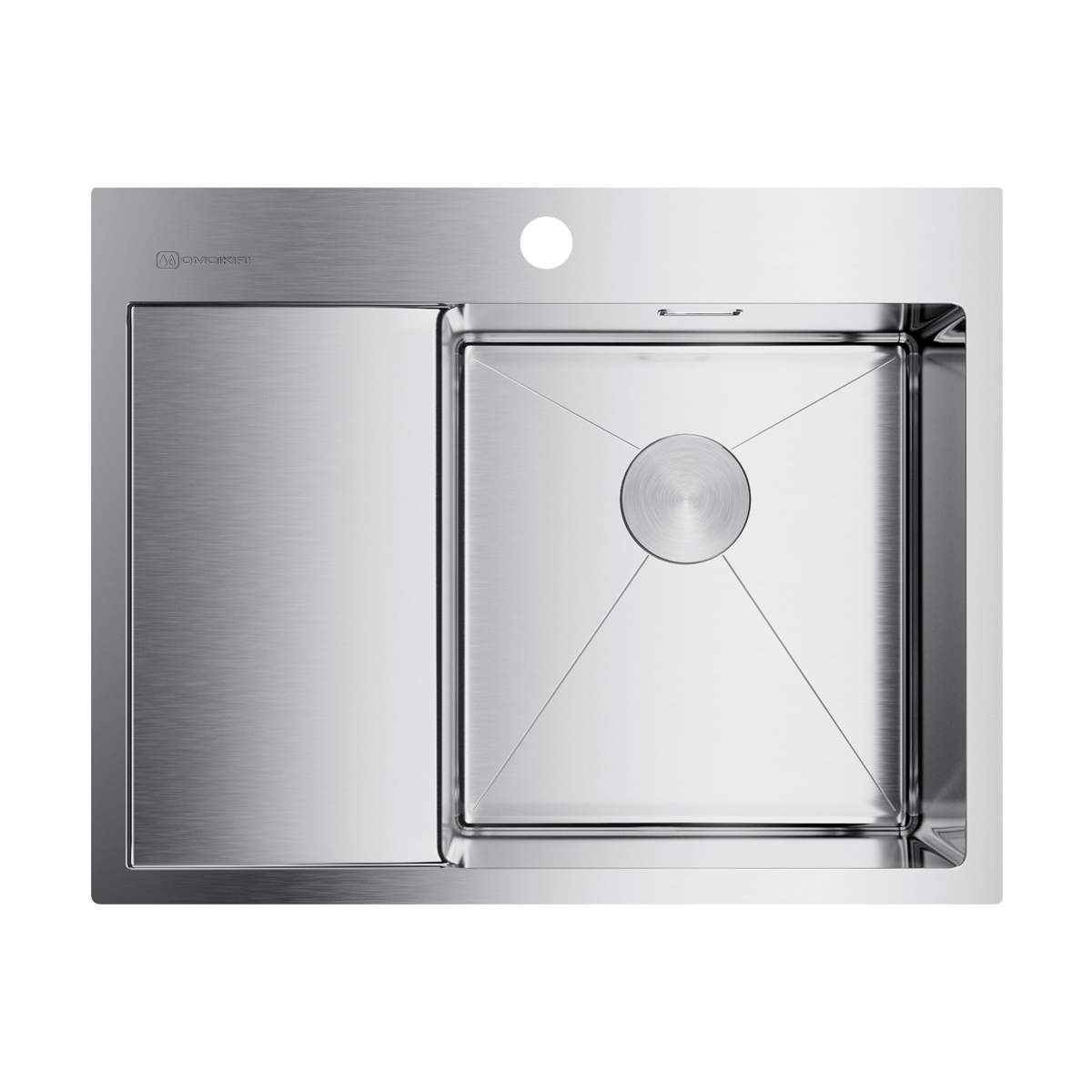 картинка Мойка Omoikiri Akisame-65-IN-R  картинка Мойка Omoikiri Akisame-65-IN-R