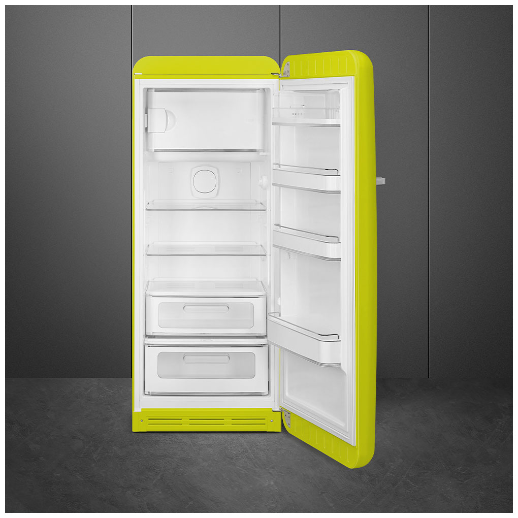 картинка Отдельностоящий холодильник Smeg FAB28RLI5 лайм  картинка Отдельностоящий холодильник Smeg FAB28RLI5 лайм