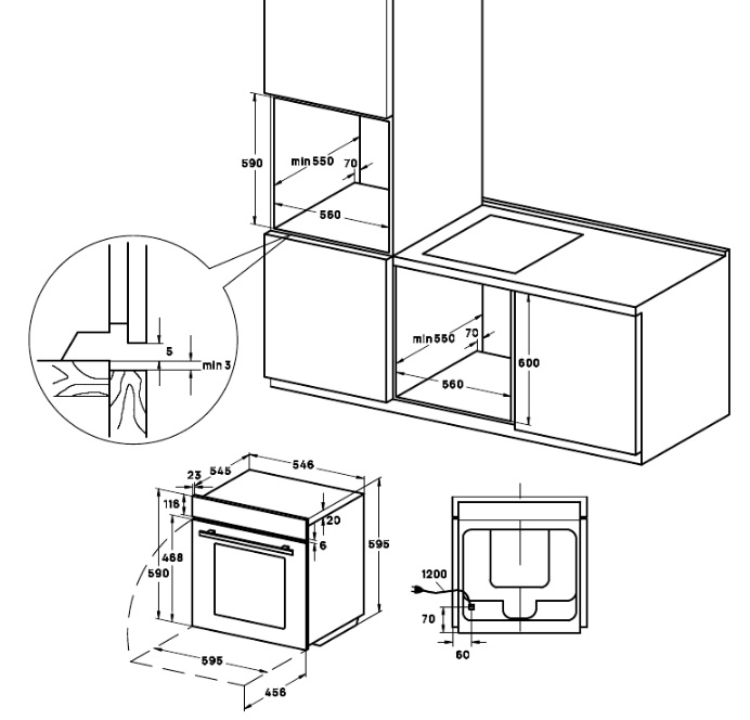 картинка Электрический духовой шкаф Vard VOP682G 