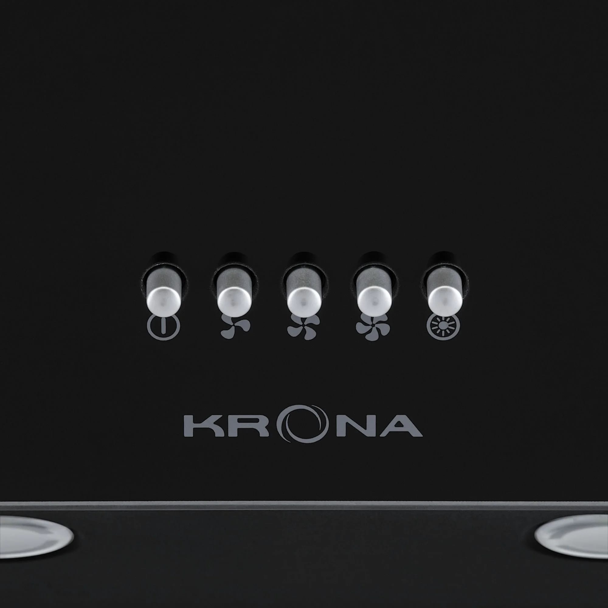 картинка Кухонная вытяжка Krona HELGA 500 black PB  картинка Кухонная вытяжка Krona HELGA 500 black PB