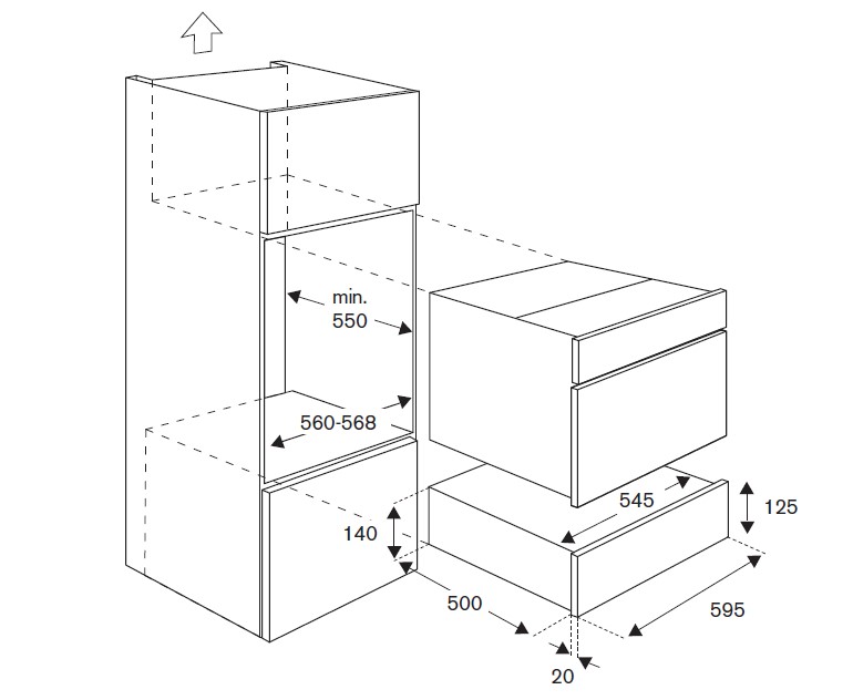 картинка Подогреватель посуды Bertazzoni WD60X нержавеющая сталь 