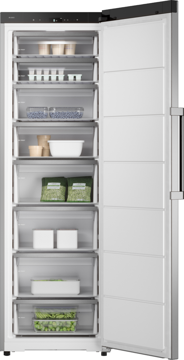 картинка Полувстраиваемая морозильная камера Asko RFF586KNCS1 нержавеющая сталь 