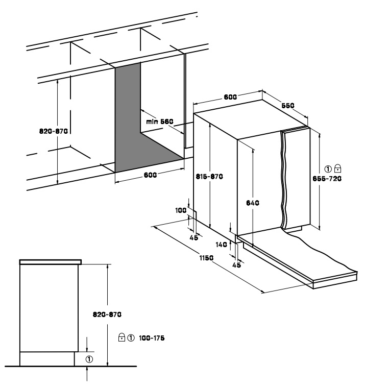 картинка Посудомоечная машина Vard VDI651C 