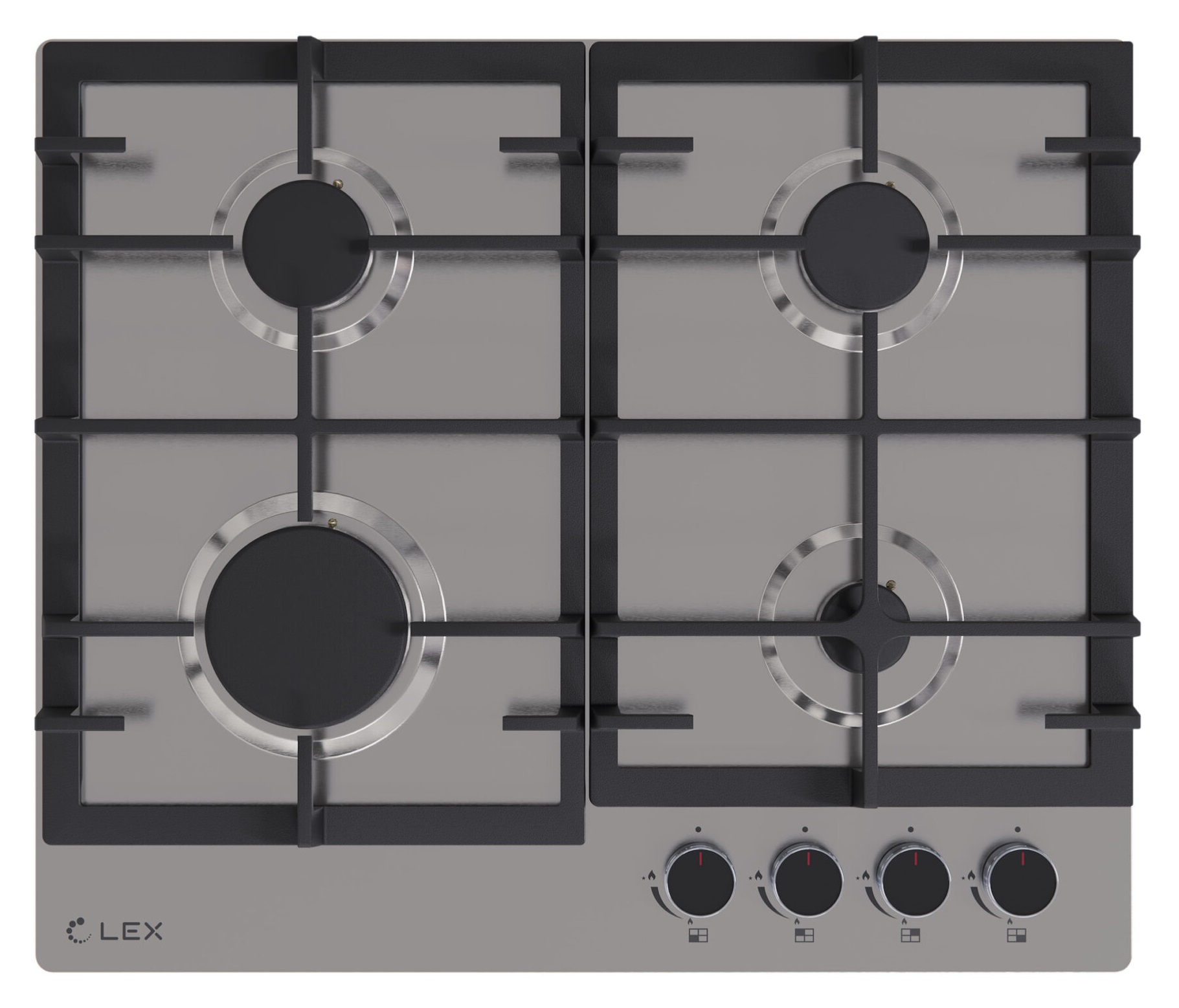 картинка Газовая варочная панель Lex GVS 642A IX 