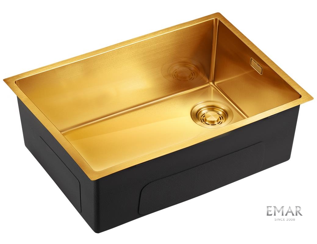 картинка Кухонная мойка Emar EMB-660(UN) PVD Golden 