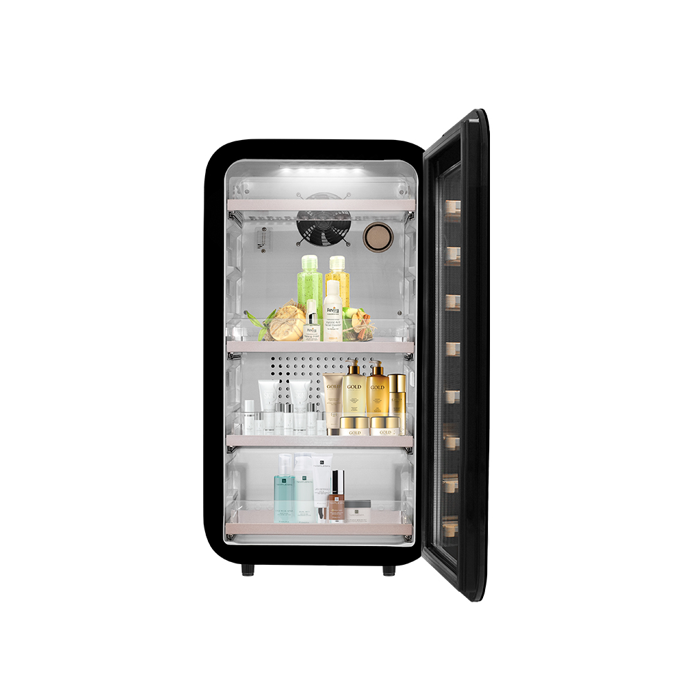 картинка Холодильник для косметики и напитков Meyvel MD71-Black  картинка Холодильник для косметики и напитков Meyvel MD71-Black