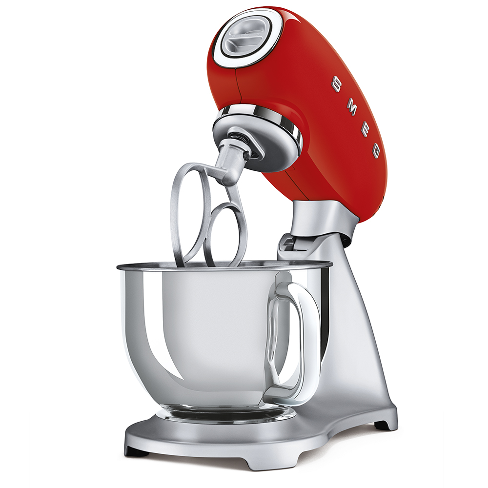 картинка Миксер планетарный Smeg SMF02RDEU  картинка Миксер планетарный Smeg SMF02RDEU