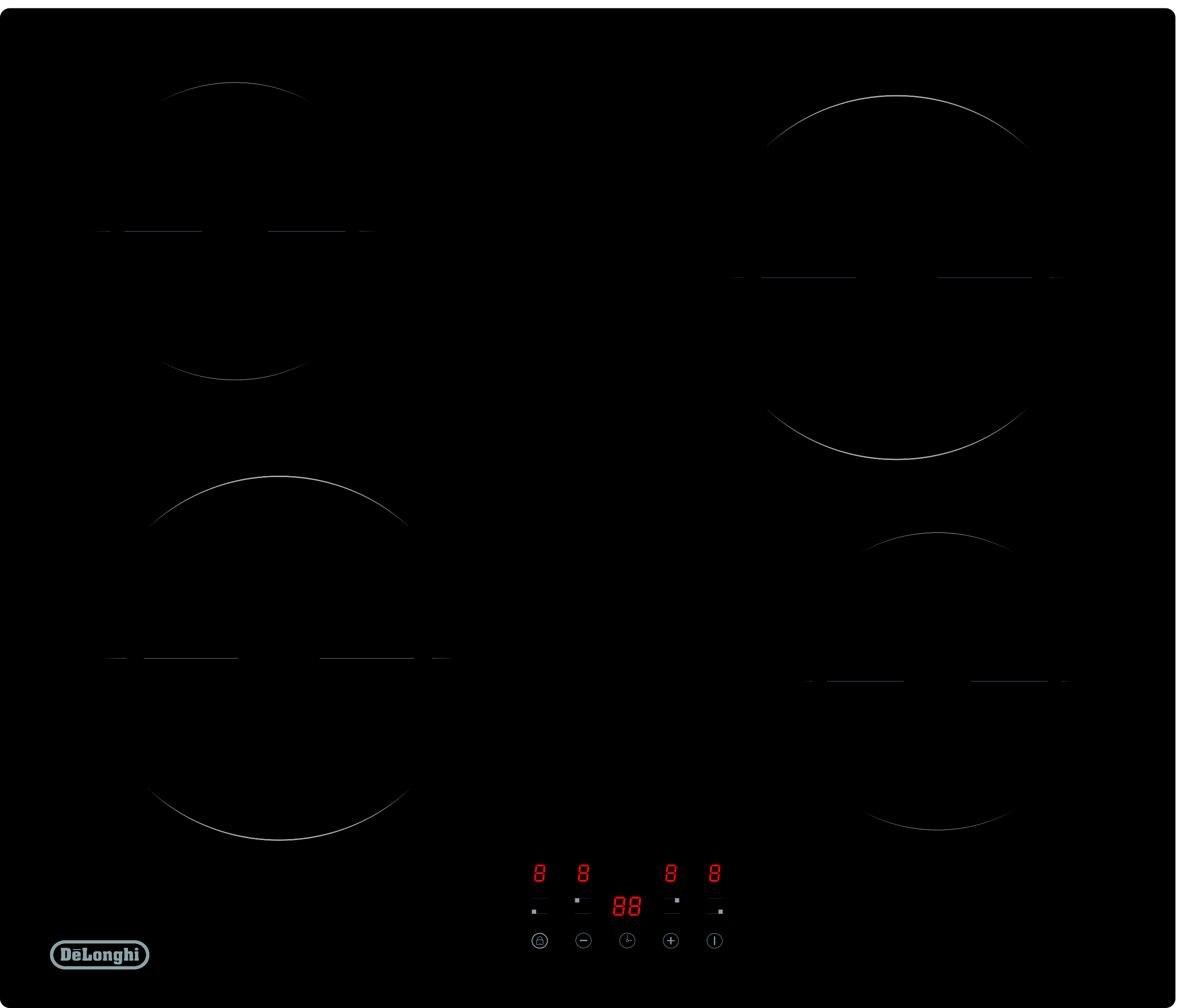 картинка Электрическая варочная панель Delonghi SATORA 6E0 CT 