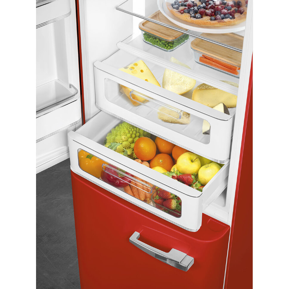 картинка Отдельностоящий холодильник Smeg FAB32LRD5  картинка Отдельностоящий холодильник Smeg FAB32LRD5