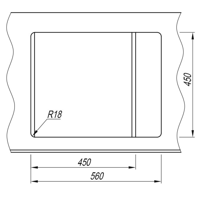 картинка Мойка для кухни Dr. Gans НИКА-580 