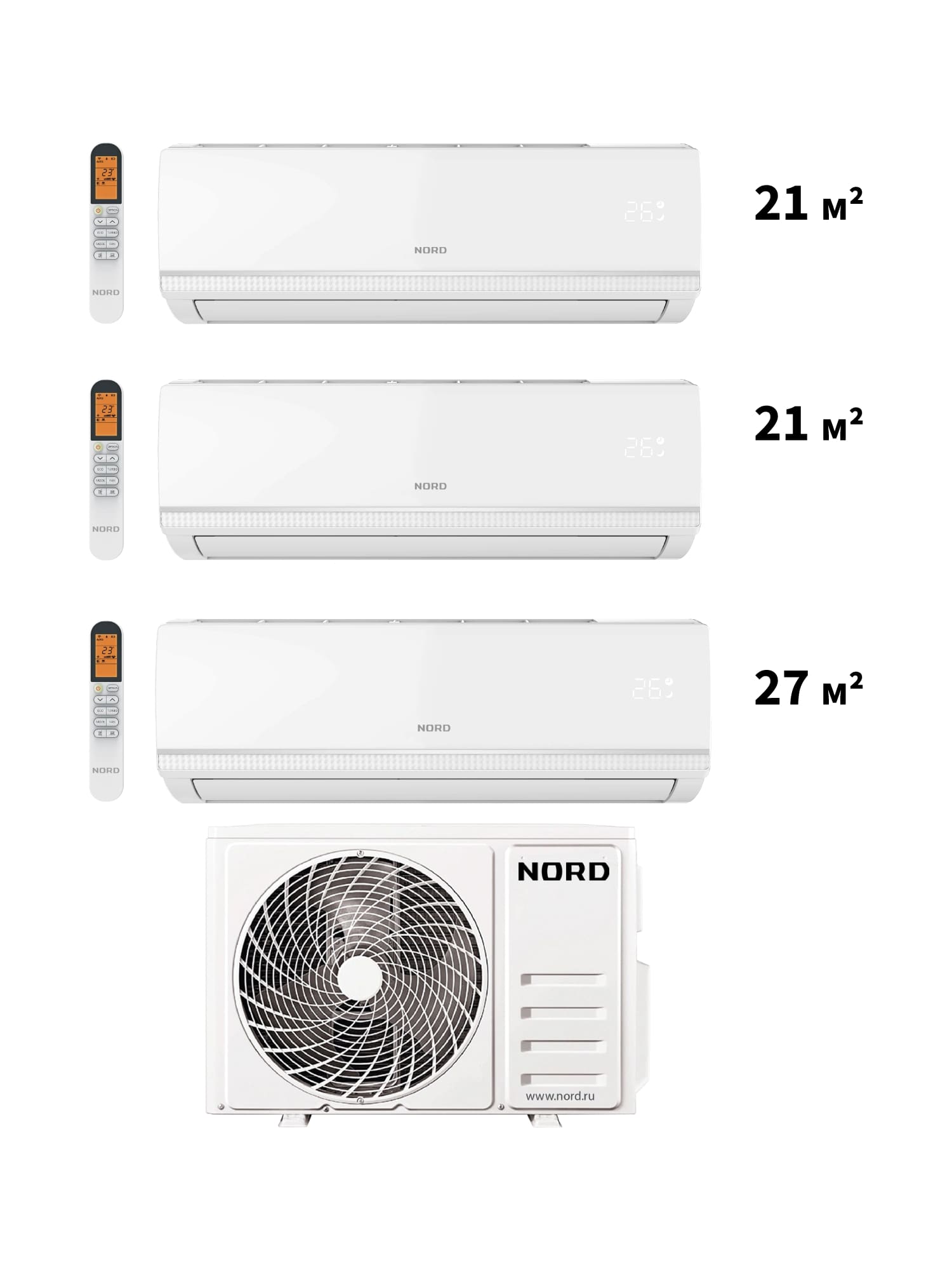 картинка Мульти сплит-система Nord iM779 