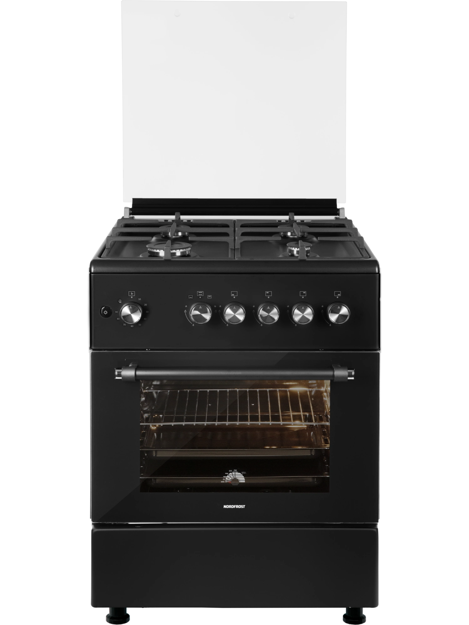 картинка Газовая кухонная плита Nord GG 6064 B черный 