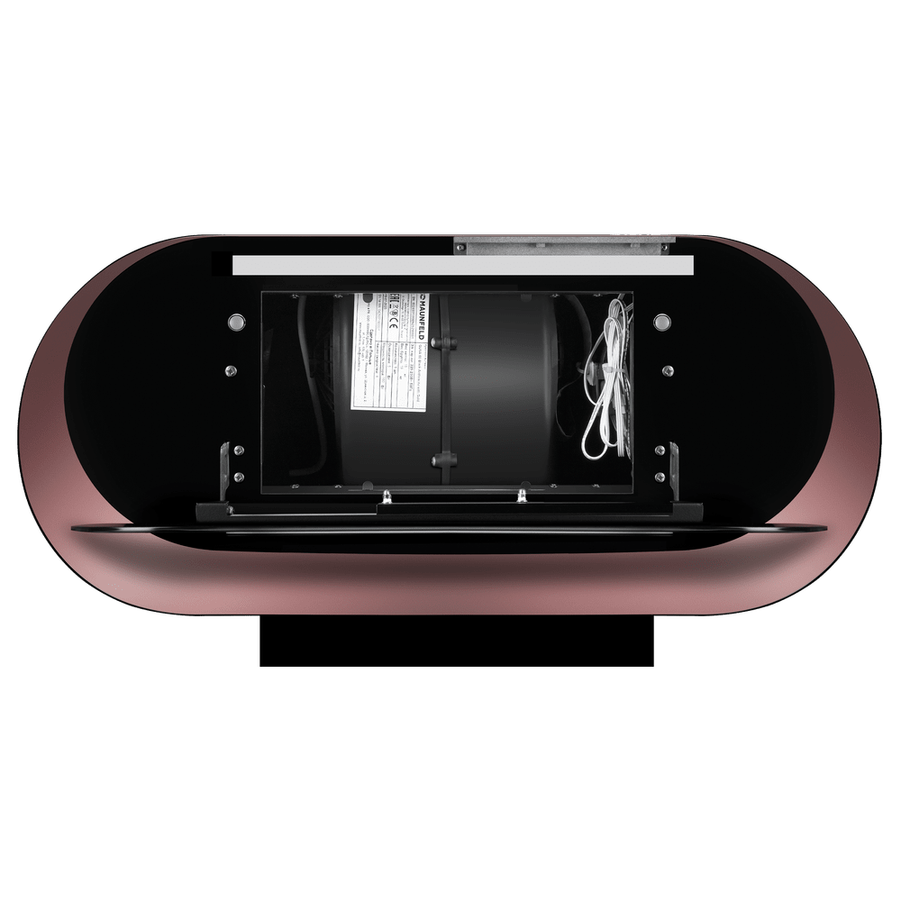 картинка Кухонная вытяжка настенная-тубус Maunfeld GUNA 60 розовое золото 