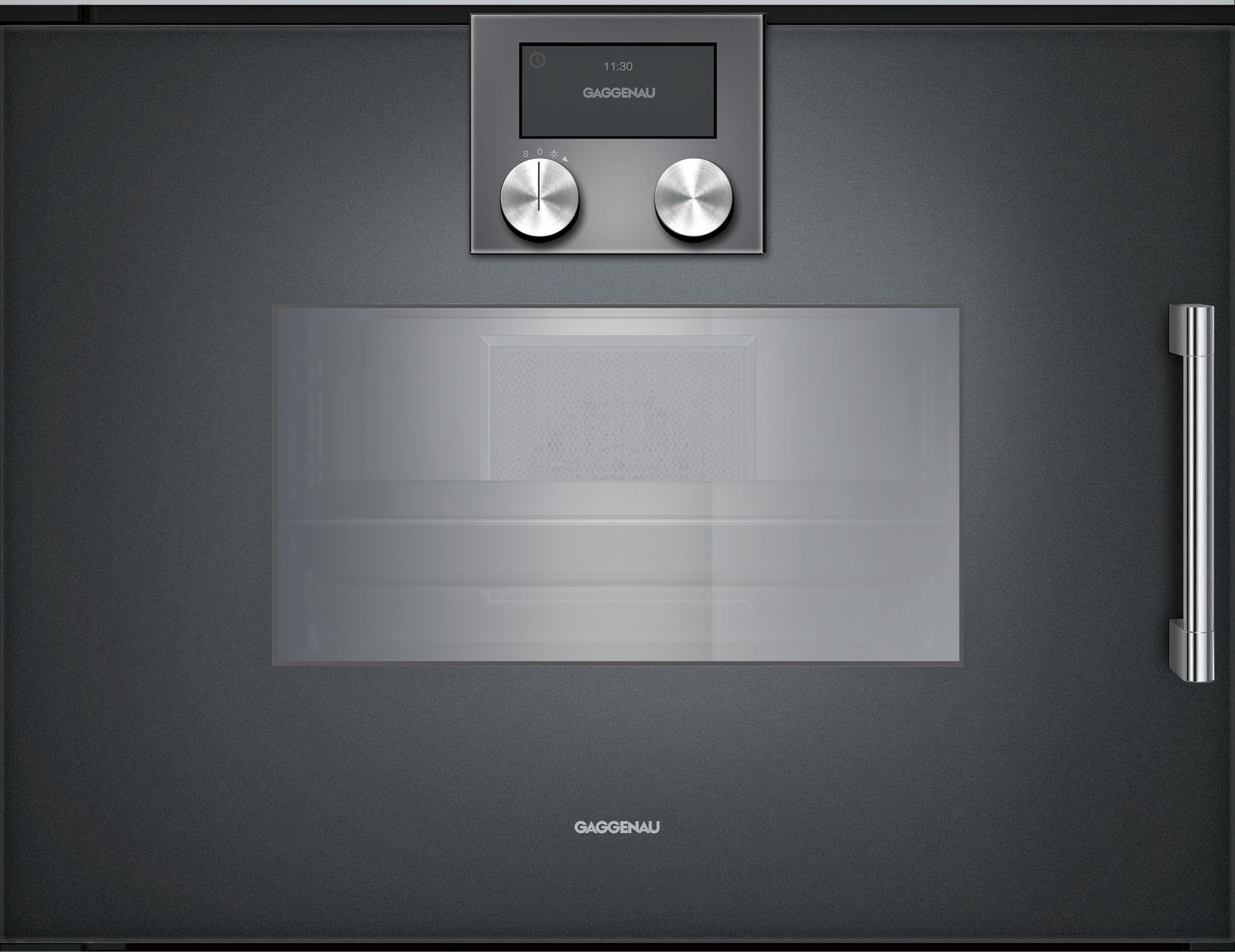 картинка Электрический духовой шкаф с функцией пароварки Gaggenau BSP251101 антрацит 