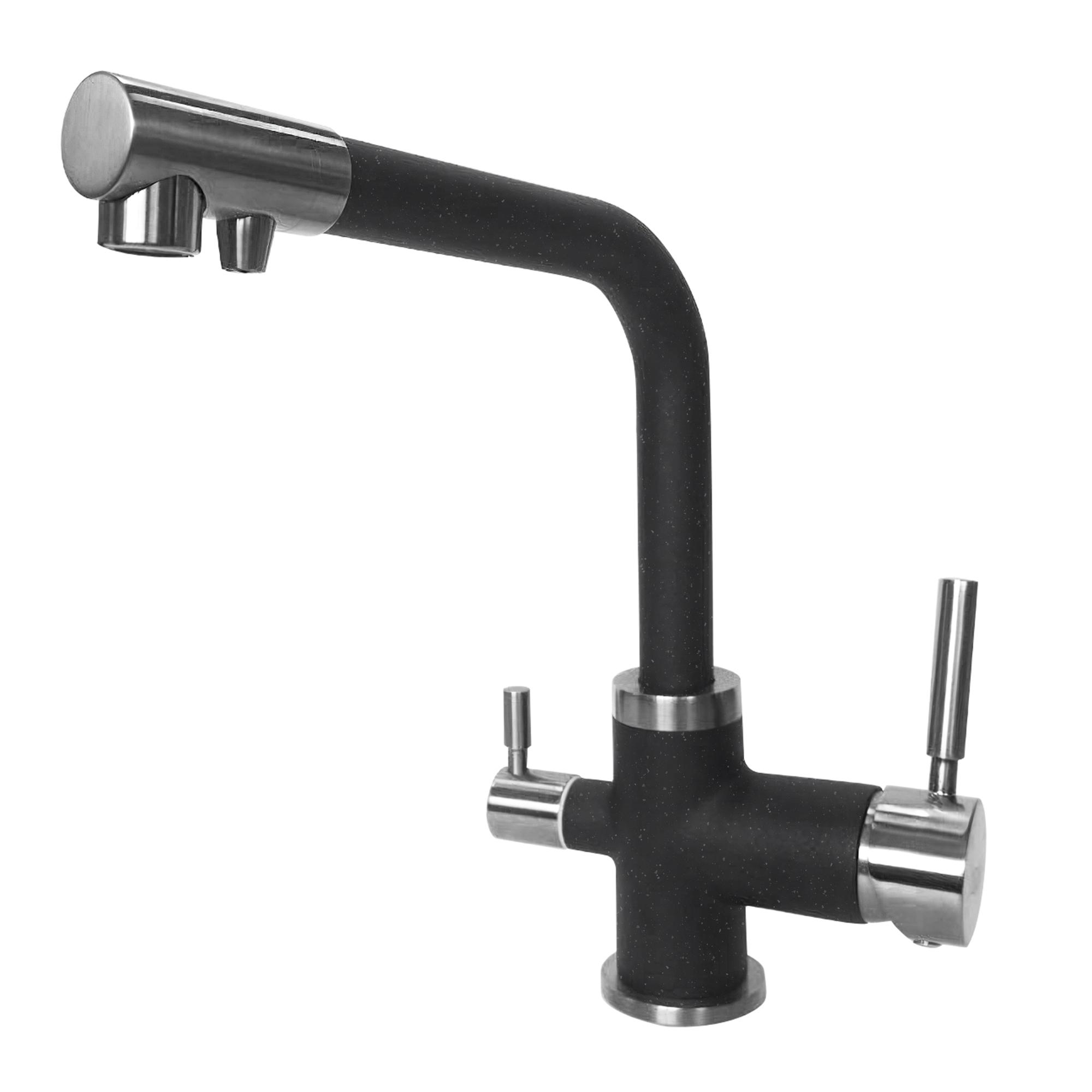 картинка Смеситель Gerdamix STENLY высокий излив графит (DG-208) 