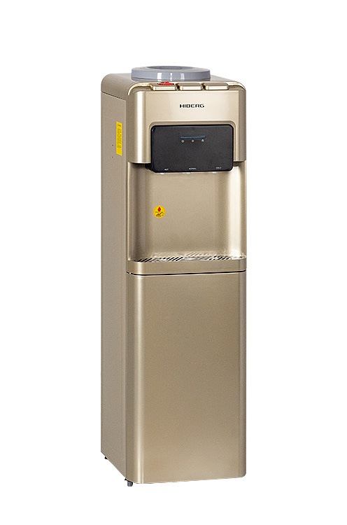 картинка Кулер для воды Hiberg FK-603G золотой  картинка Кулер для воды Hiberg FK-603G золотой