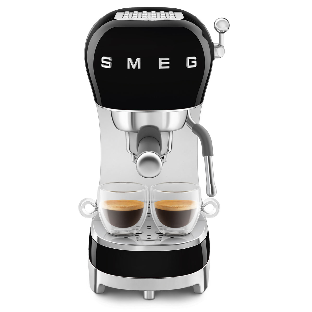 картинка Кофеварка Smeg ECF02BLEU  картинка Кофеварка Smeg ECF02BLEU