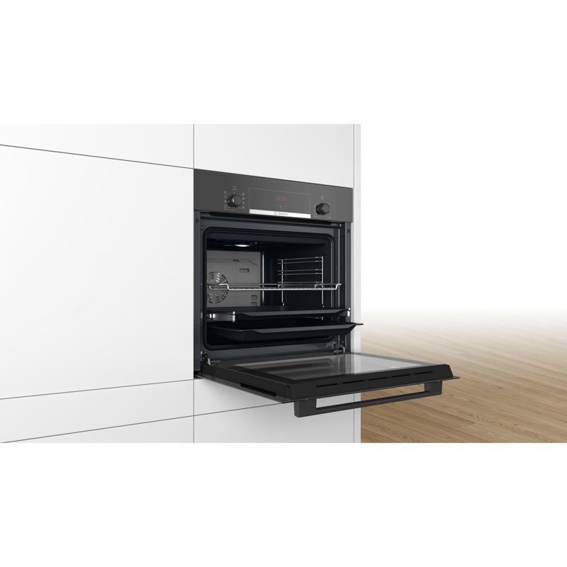 картинка Электрический духовой шкаф Bosch HBF534EB0Q черный 