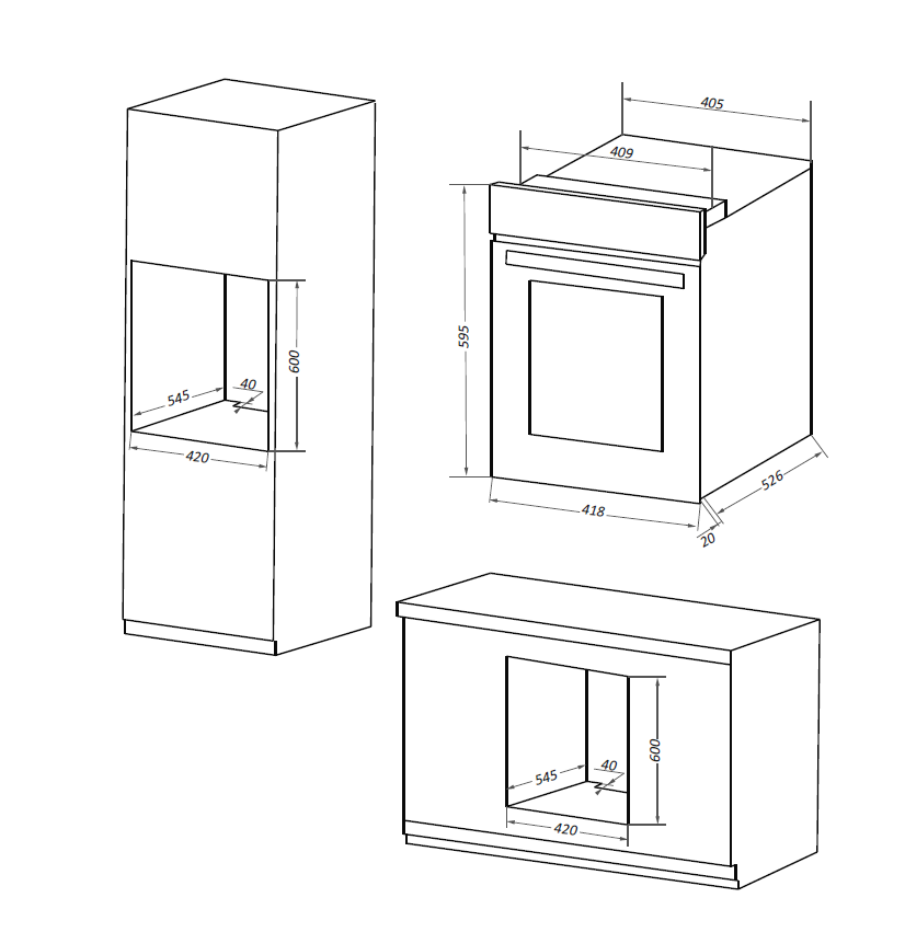 картинка Духовой шкаф Maunfeld EOEM516W  картинка Духовой шкаф Maunfeld EOEM516W