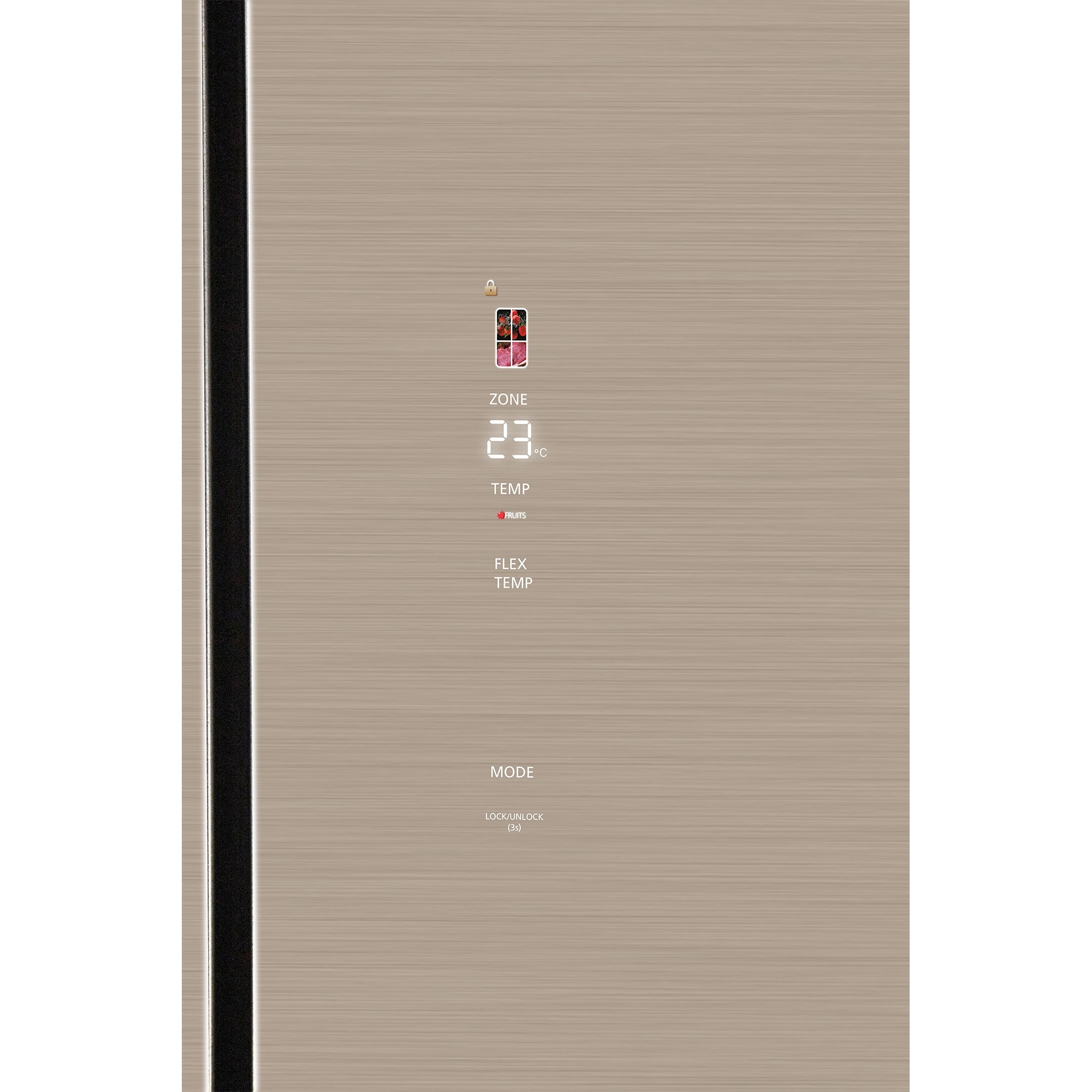 картинка Отдельностоящий холодильник Hiberg RFQ-600DX NFGY INVERTER бежевое стекло  картинка Отдельностоящий холодильник Hiberg RFQ-600DX NFGY INVERTER бежевое стекло