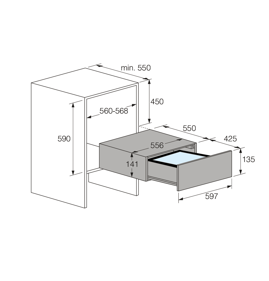 картинка Подогреватель посуды Asko ODW61GS1 