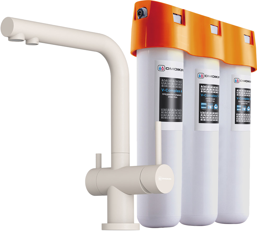 картинка Смеситель  Omoikiri PURE DROP LITE + NAGANO-P  картинка Смеситель  Omoikiri PURE DROP LITE + NAGANO-P