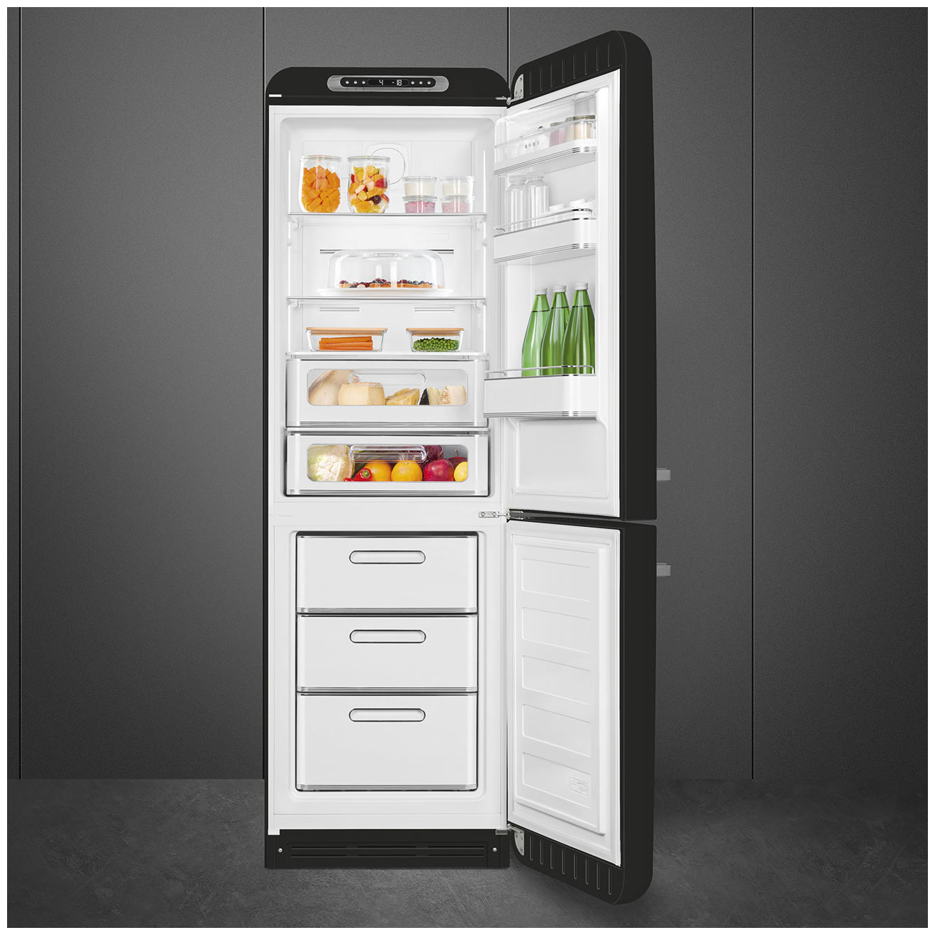 картинка Отдельностоящий холодильник Smeg FAB32RBL5  картинка Отдельностоящий холодильник Smeg FAB32RBL5