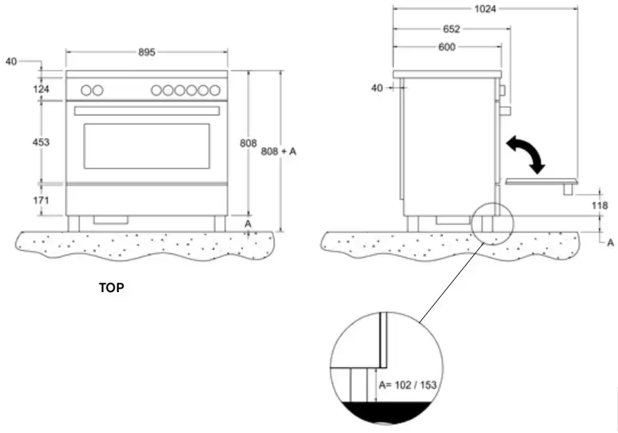 картинка Электрическая кухонная плита Bertazzoni PROCH94I1EART 
