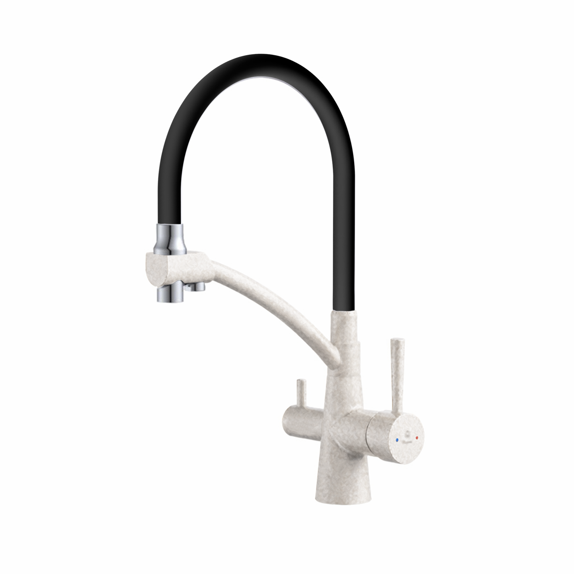 картинка Смеситель Gerdamix BROOKS (FL) black 