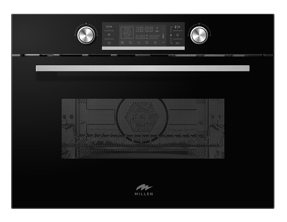 картинка Электрический духовой шкаф с функцией СВЧ Millen MEOM 045 BL 