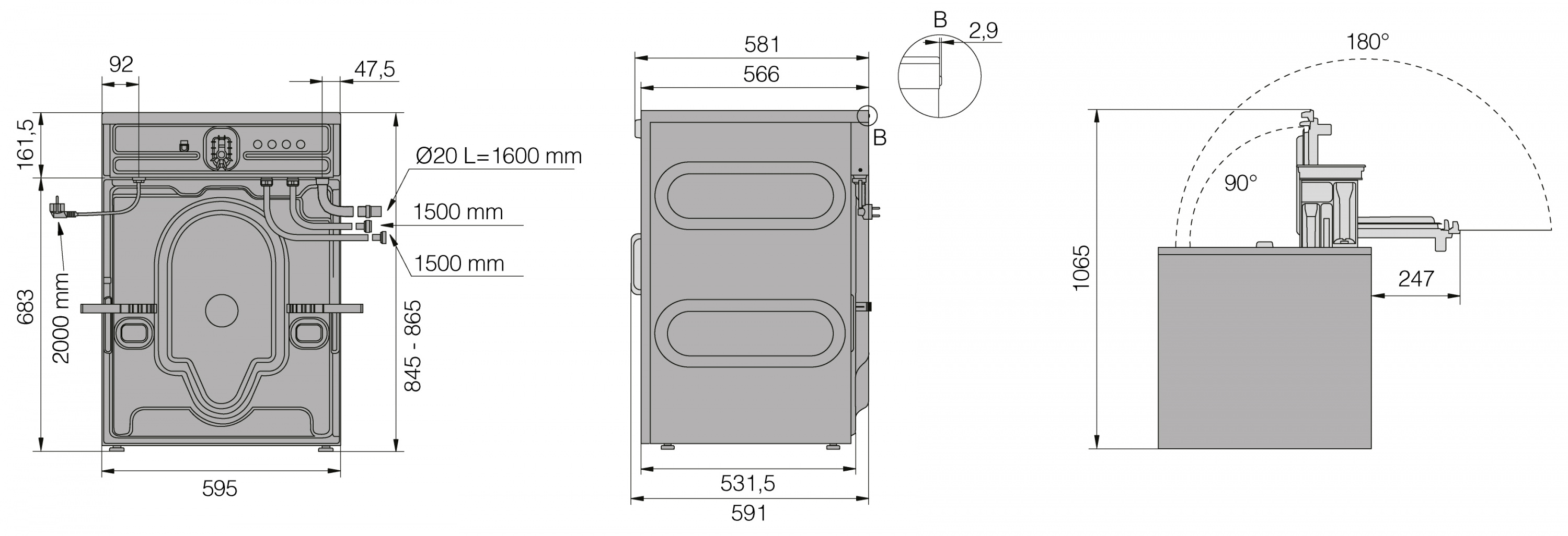 картинка Стиральная машина Asko WMC6743PB.T  картинка Стиральная машина Asko WMC6743PB.T